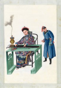 Man Playing the Zheng